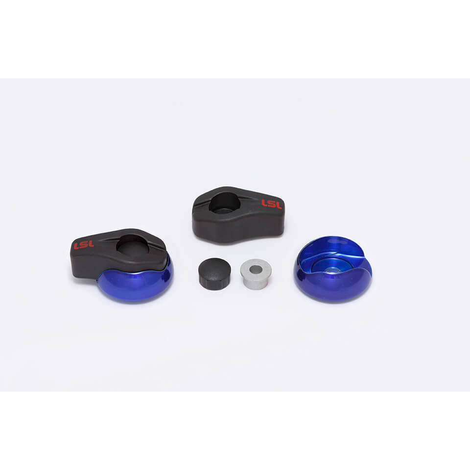 LSL Crash Pad Classic Heads, blue, Pair
