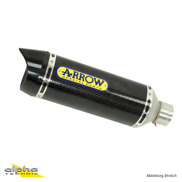 ARROW THUNDER Exhaust for Yamaha MT-03 / YZF-R3 2015-, Carbon