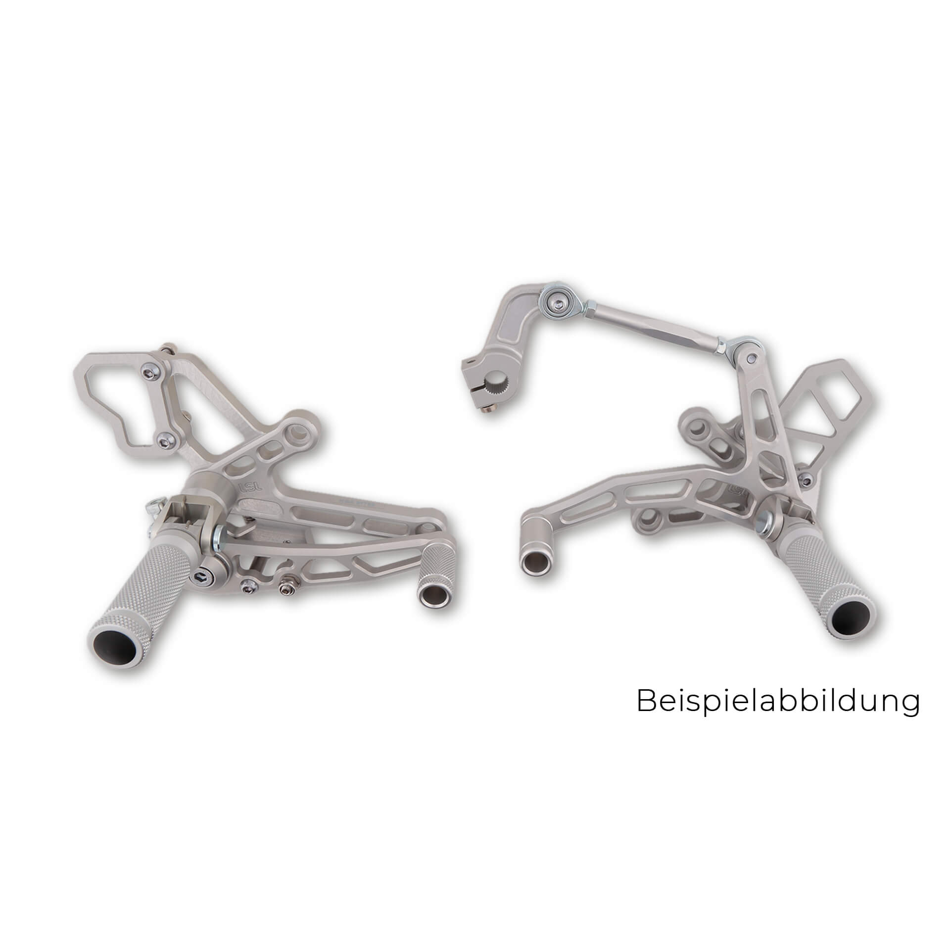 LSL footrest system with ABE for BMW RnineT Racer, black