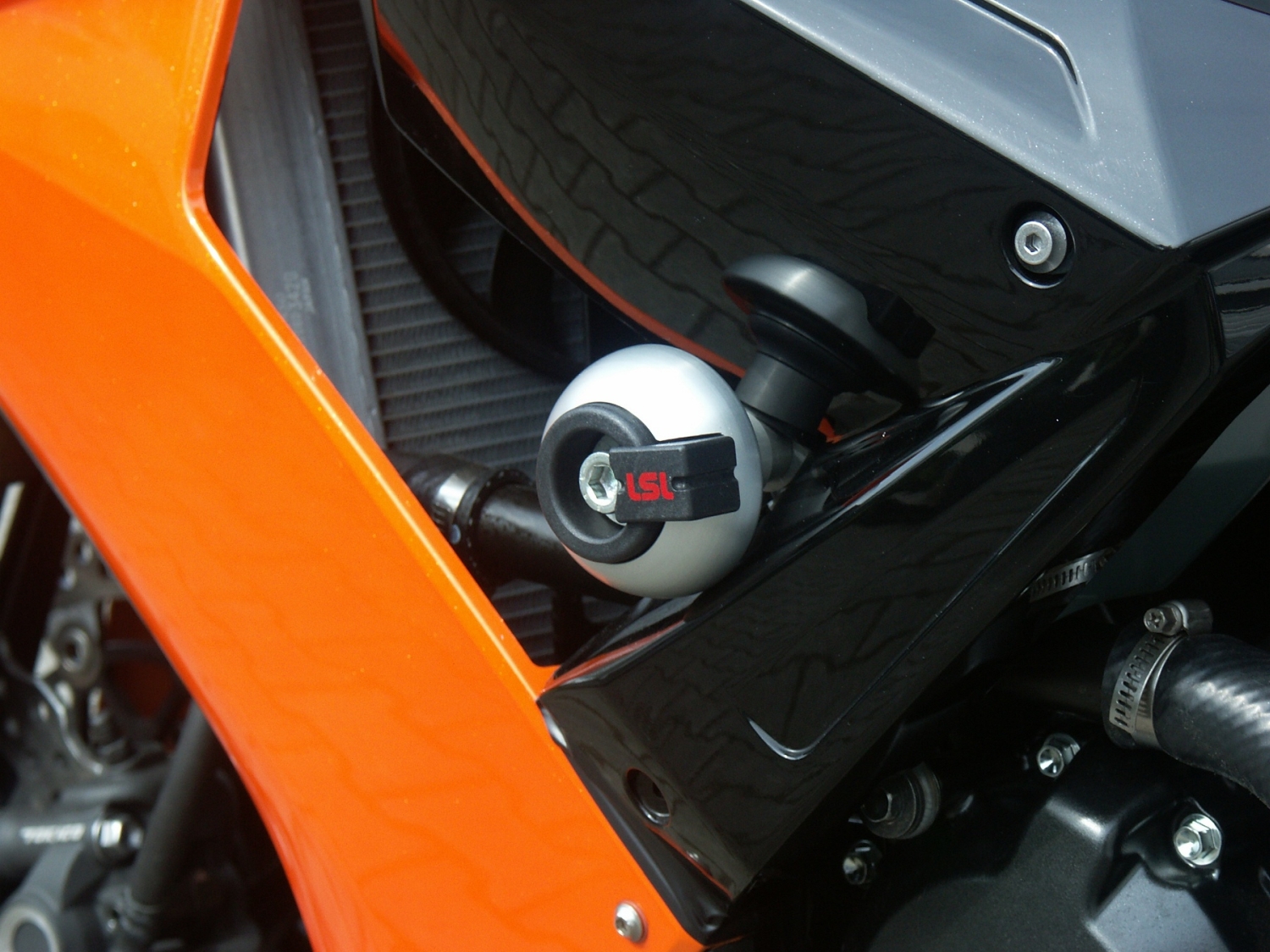 LSL Crash Pad Mounting Kit for Kawasaki ZX-6R, 2007-2008
