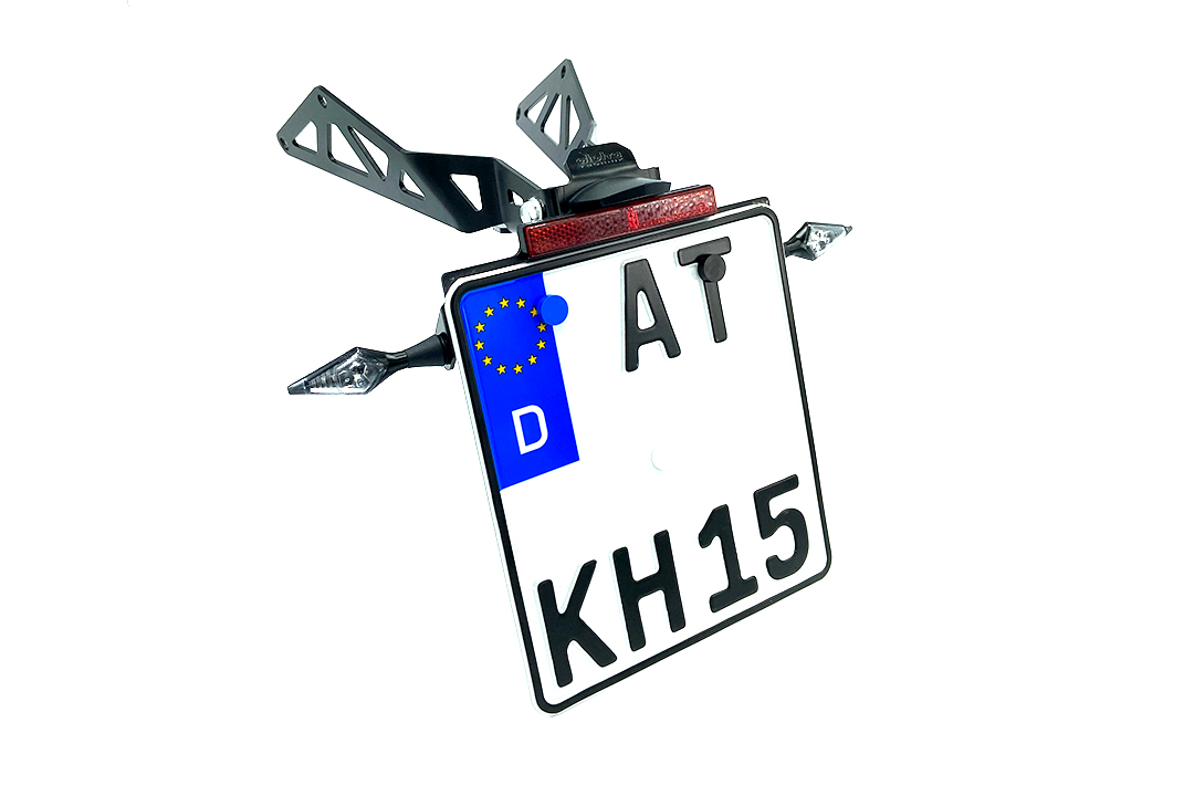 alpha Technik License Plate Holder for Honda CB650R / CBR650R / CB 1000 Hornet, from model year 2021