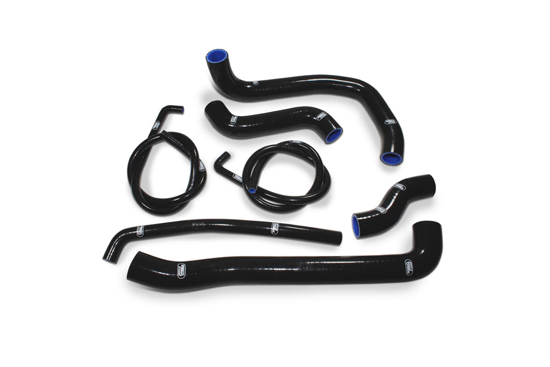 SAMCO SPORT Silicone Hose Kit Black for Kawasaki ZXR750 Model Year 1988-1989