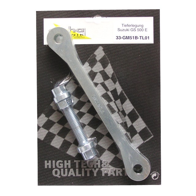 alpha Technik Lowering Kit 40mm Suzuki GS500E; Type GM51B; Model Year 1989