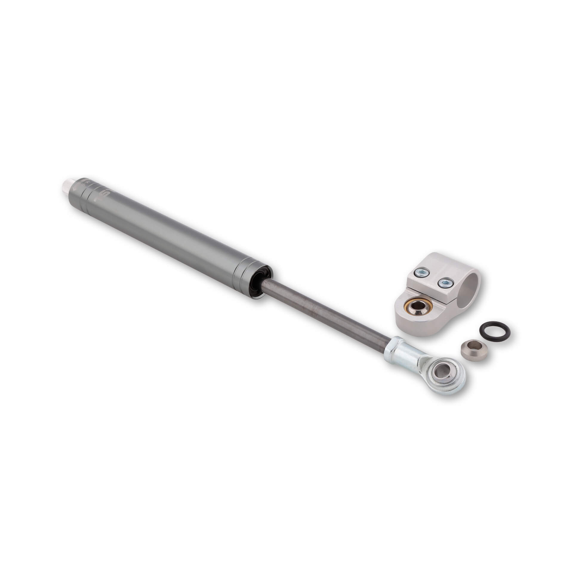 LSL Steering Damper 100mm Stroke/Mounting Clamp 30mm High