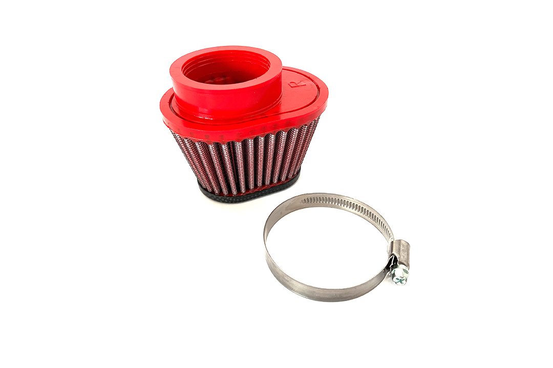 BMC Universal Conical Sport Air Filter, 50 mm Diameter, 70 mm Length, right side R/S, Carbon Cap