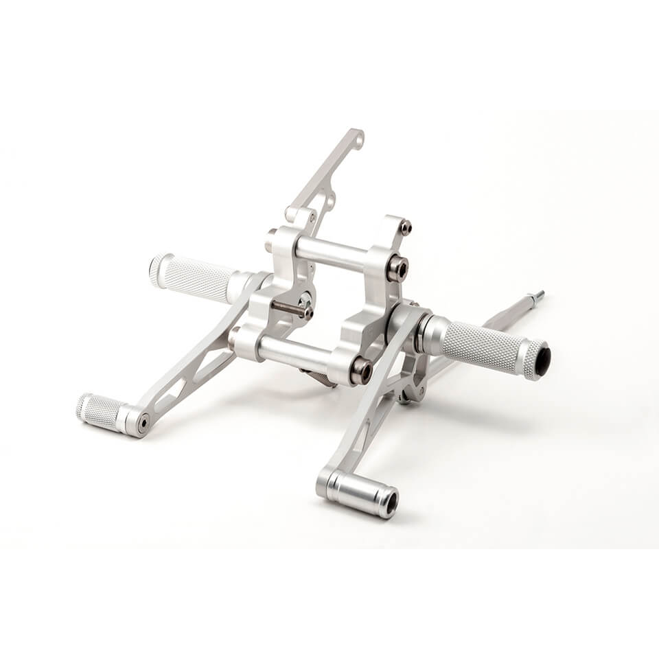 LSL Rearset for Kawasaki ZRX1100/ZRX1200 all models, silver