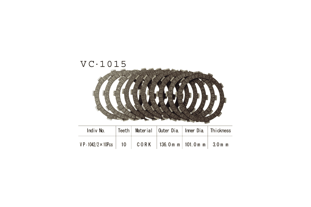 Vesrah clutch disc Kit Honda VFR750R