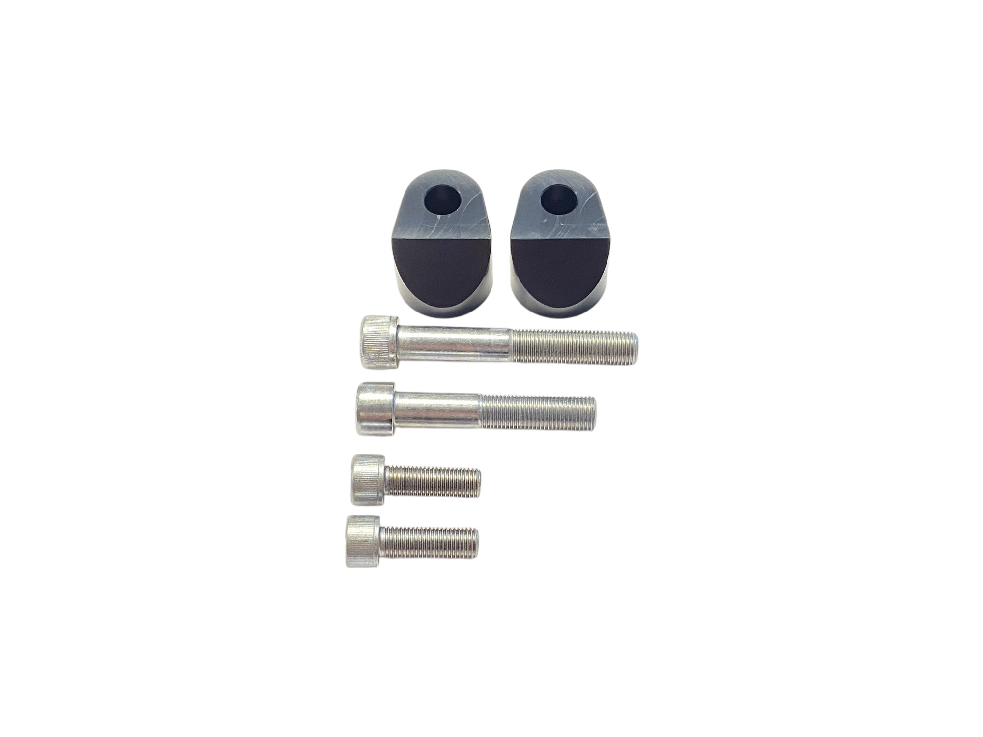 LSL Crash Pad Mounting Kit for Honda CB600F Hornet, 2007-, (DS), black