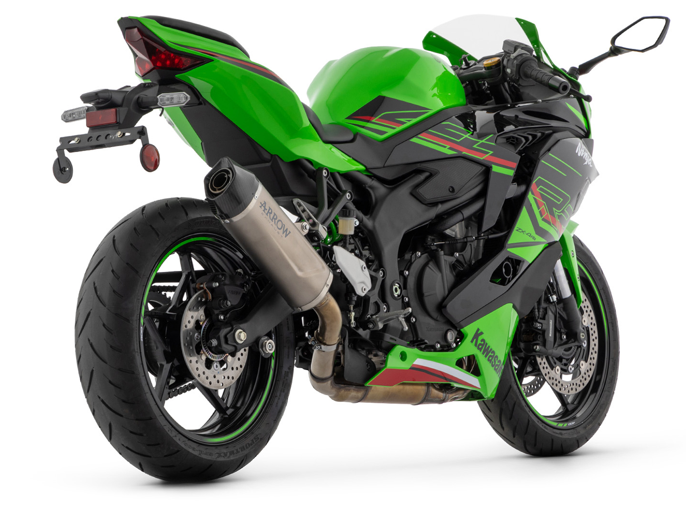 ARROW INDY RACE EVO Titanium Exhaust for Kawasaki Ninja ZX-4R / RR model year 2024-