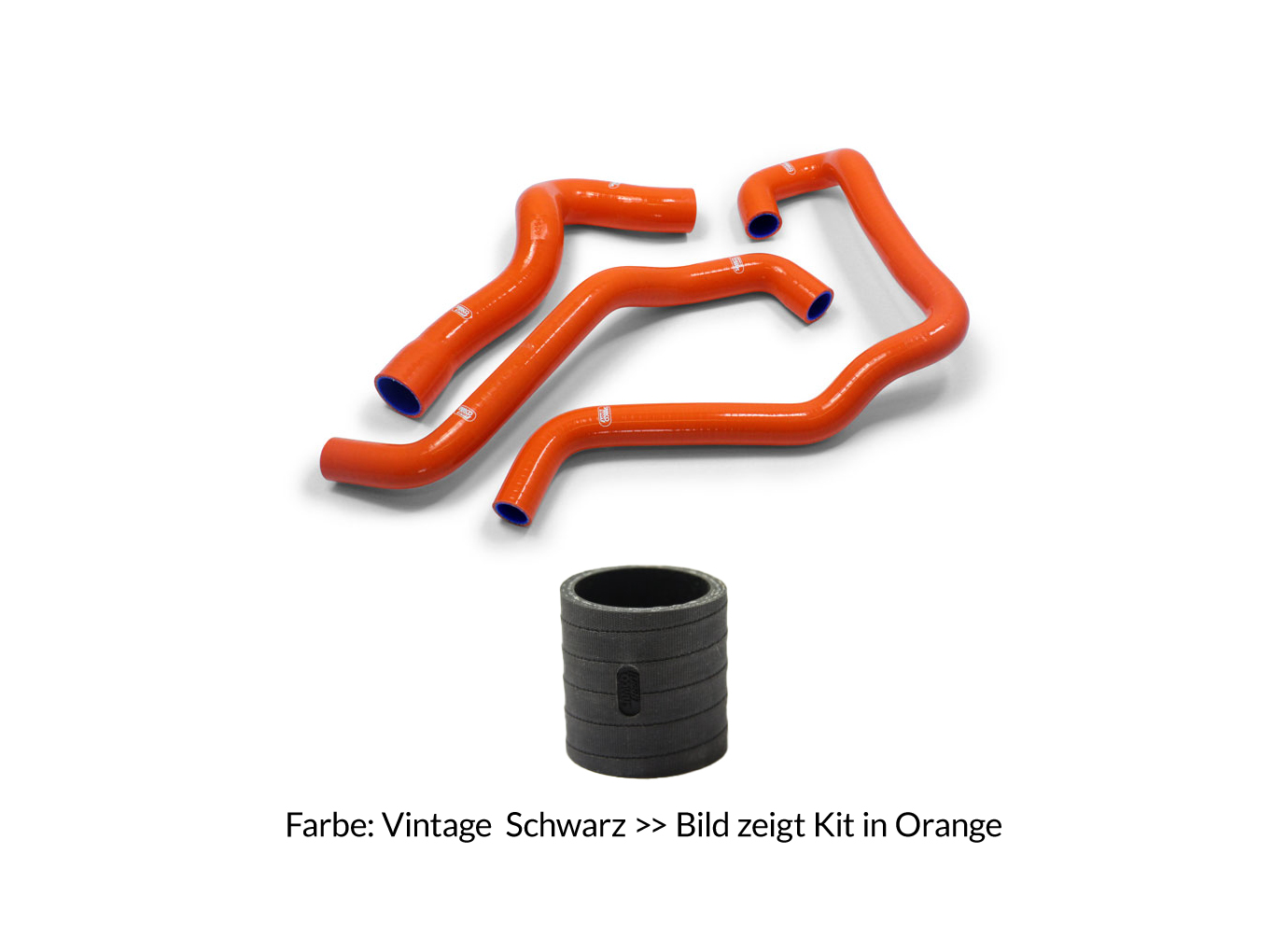 Samco Sport Silicone Hose Kit, vintage black, for KTM 1290 Super Duke R, model year 2020-2024
