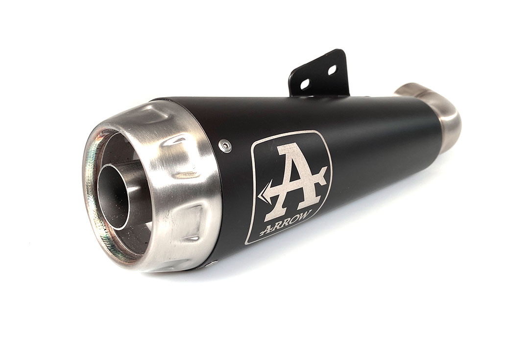 ARROW DARK PRO-RACE Black Stainless Steel Exhaust for BMW F900R / BMW F900XR 2020-, Black Stainless Steel