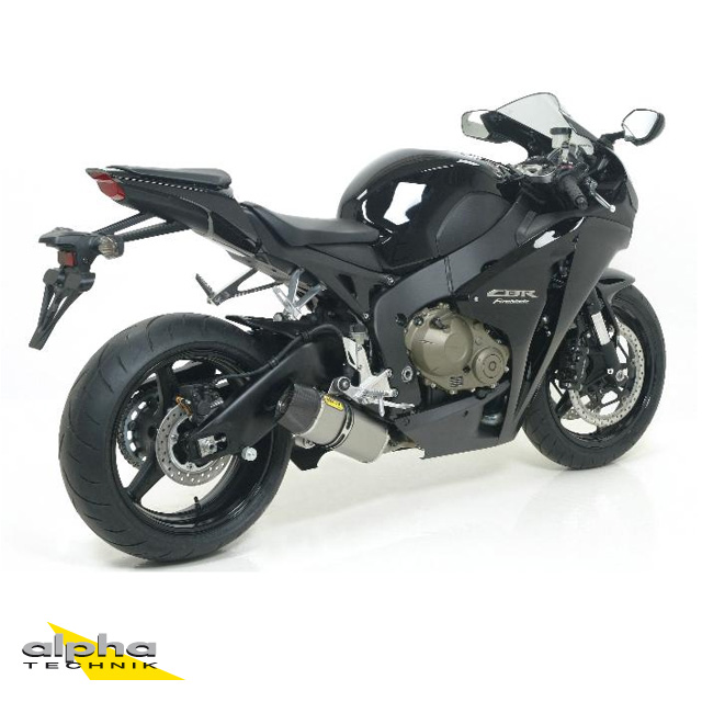 ARROW INDY-RACE Exhaust for Honda CBR1000RR 2008-2016, Titanium (For ARROW Headers)