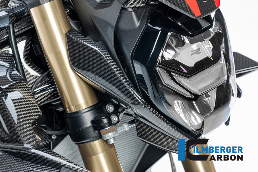 Ilmberger Carbon Side Cover on head light right side R/S, glossy, BMW S1000R 2020-, M1000R 2023-