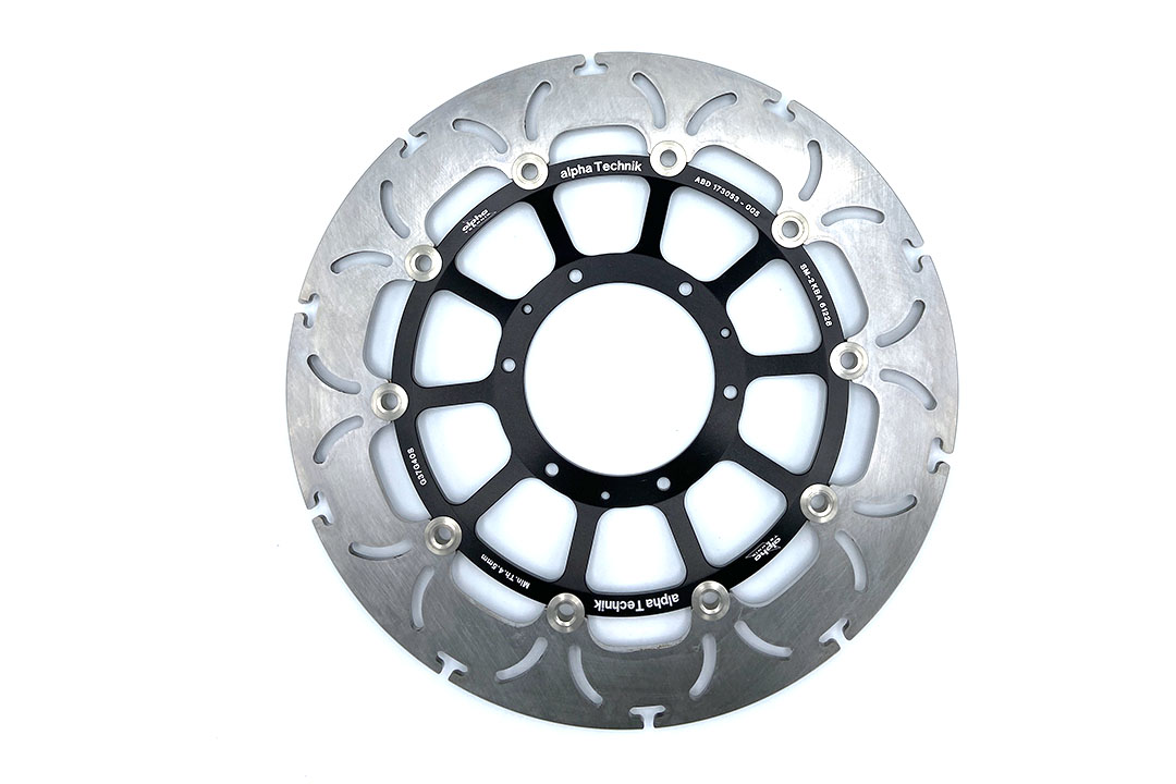 alpha Technik brake disc Omega-Design ABD33, fronte for Kawasaki GPZ, GTR, Z, Zephyr, ZZR, ZR, ZXR