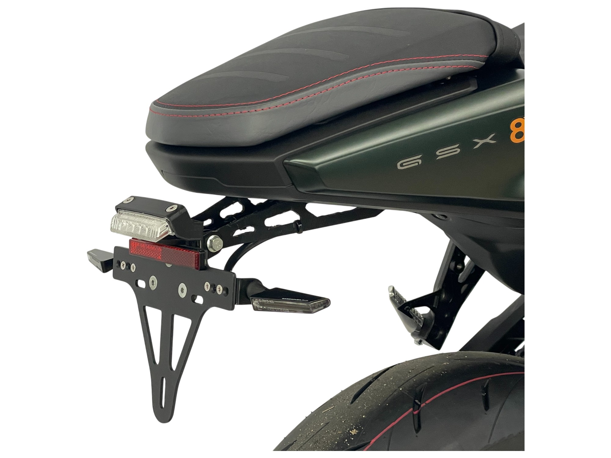 alpha Technik Licence Plate Holder for Suzuki GSX-8T / GSX-8TT / GSX800T Model Year 2025-