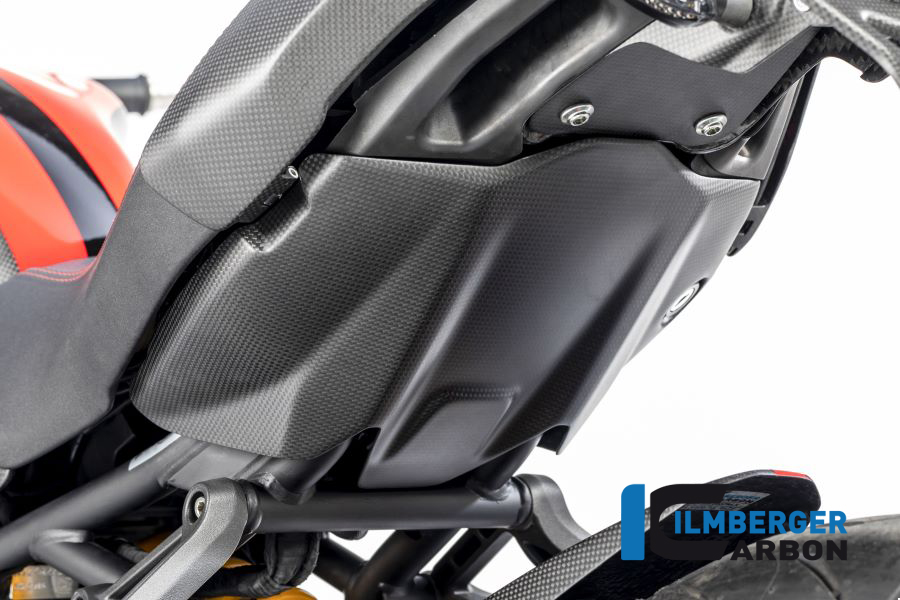 Ilmberger Carbon Lower frame Rear Cover, Matt, Ducati Monster 1200, 1200S 2017-