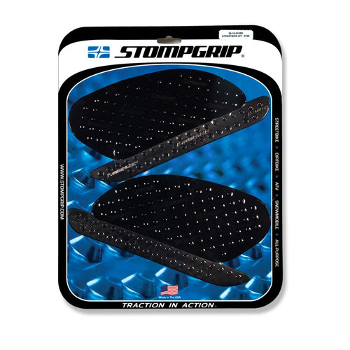 Stompgrip black, Volcano, for Kawasaki, Ninja 650, Z650, 2017-2025, Z400, 2019-2025