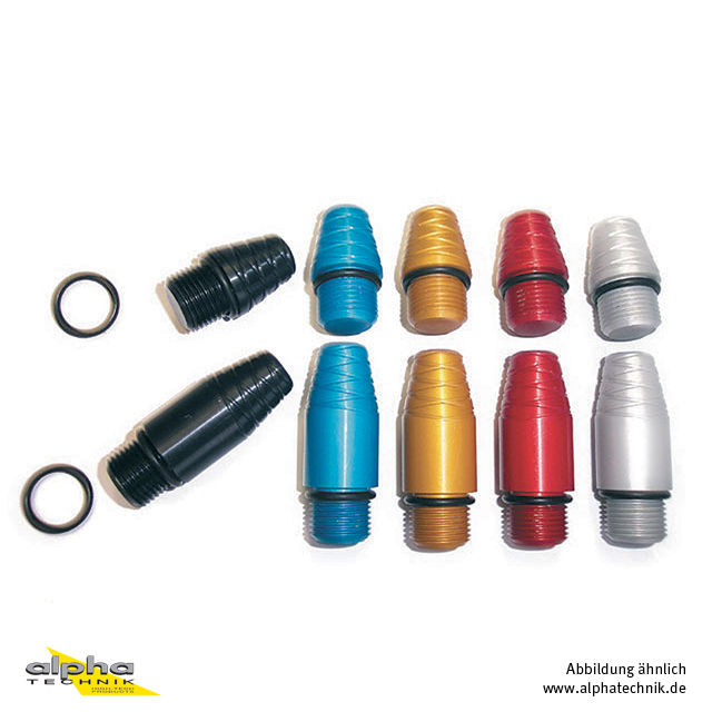 GILLES handlebar handlebar weights, pair, aluminium +0 mm red