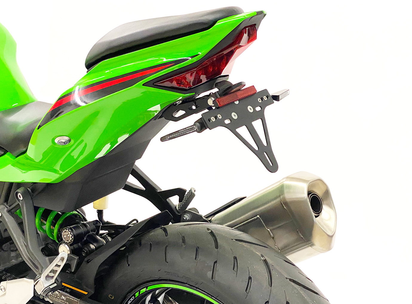 alpha Technik Licence Plate Holder for Kawasaki Ninja ZX4-R / ZX-4RR, model year 2024-