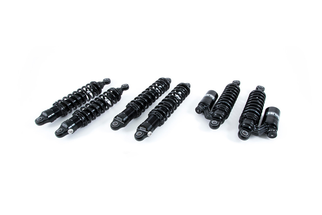 Öhlins shock absorber STX 36 Blackline for Vespa GTS 300, 2019-2022 and Vespa GTS 150 2022-, fronte