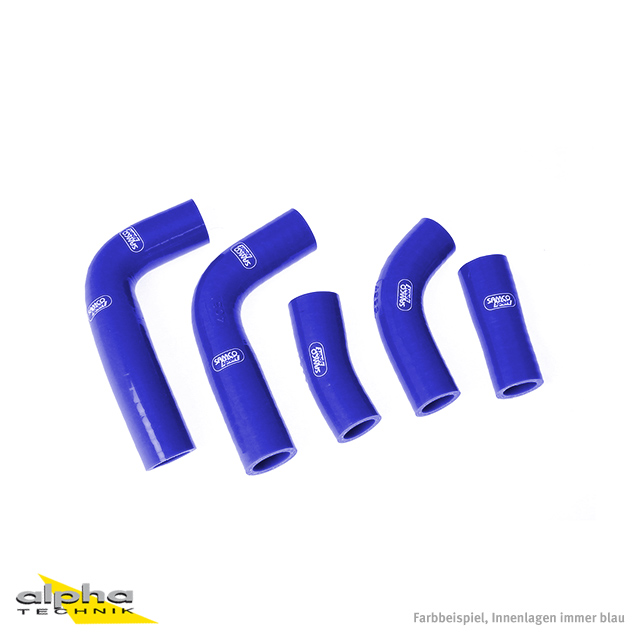 SAMCO SPORT Silicone Hose Kit blue for Kawasaki Ninja 250R Model Year 2008-2012