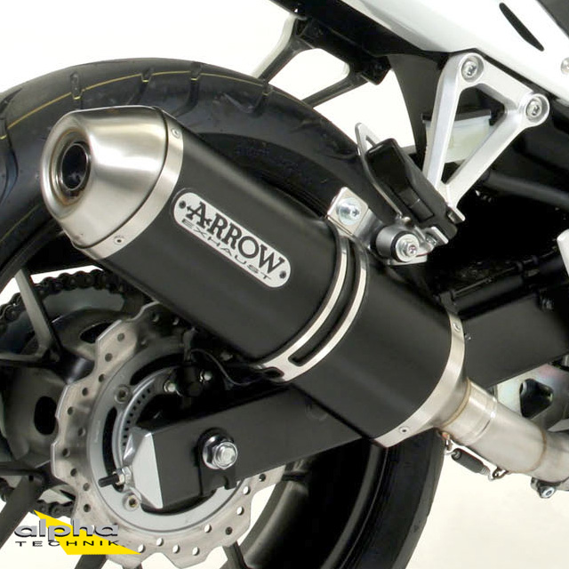 ARROW RACE TECH Exhaust for Honda CB500F / CBR500R / CB500X 2013- in Black Aluminium