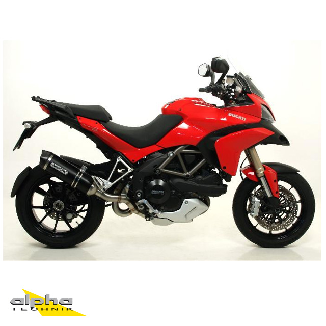 ARROW RACE TECH Exhaust for Ducati Multistrada 1200 / Diavel / Monster 1200 / Monster 821, Black Aluminium