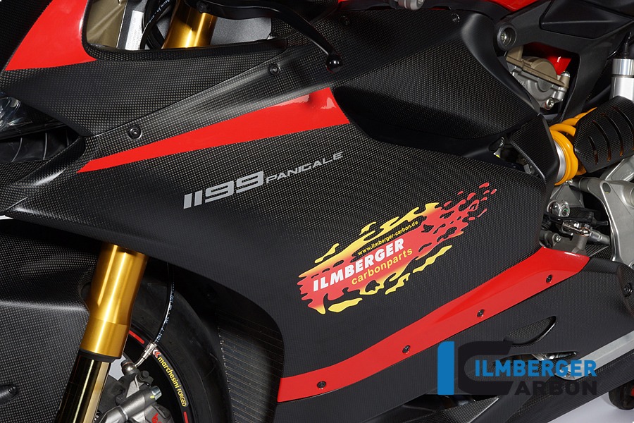 Ilmberger Carbon Fairing Side Panel left side L/S street, Carbon