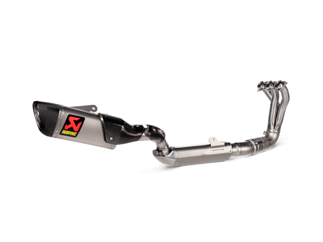 Akrapovic Racing Line (Titanium) exhaust system for Yamaha Tracer 9, GT, GT+ from model year 2021-2024