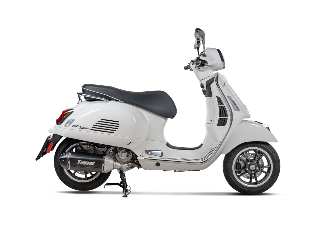 Akrapovic Slip-On Line (SS) Exhaust for Vespa GTS 310, Super, Supersport, Supertech, 2024-
