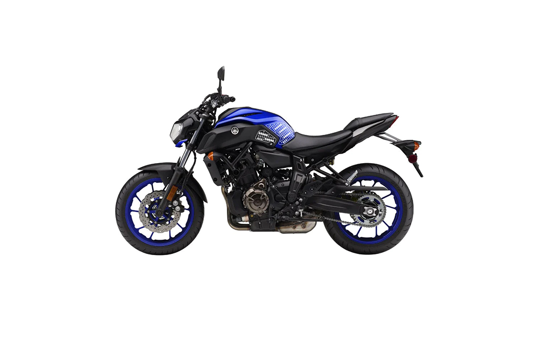 Stompgrip black, Icon, for Yamaha MT07, 2018-2021