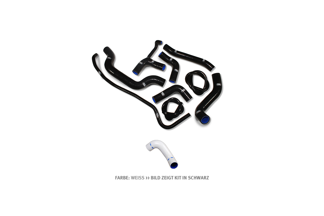 SAMCO SPORT Silicone Hose Kit white for Ducati Monster 821S EURO 3 Monster 1200S R EURO 3 Model year 2014-2016