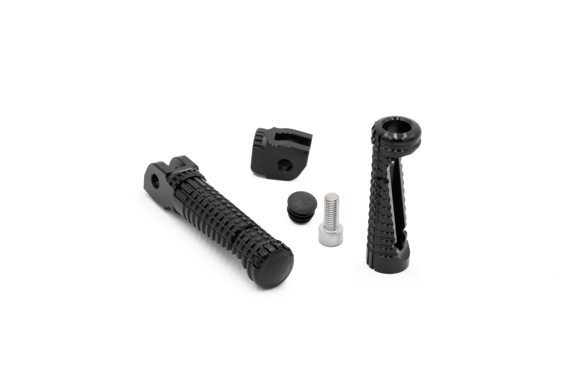 Gilles Replacement Racing Pillion Footpeg Kit, Black, for Yamaha MT-07, MT-09, R7, Tracer 9