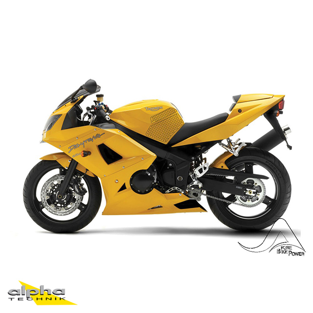 Stompgrip clear, Volcano, for Triumph Daytona 650, 2005-06