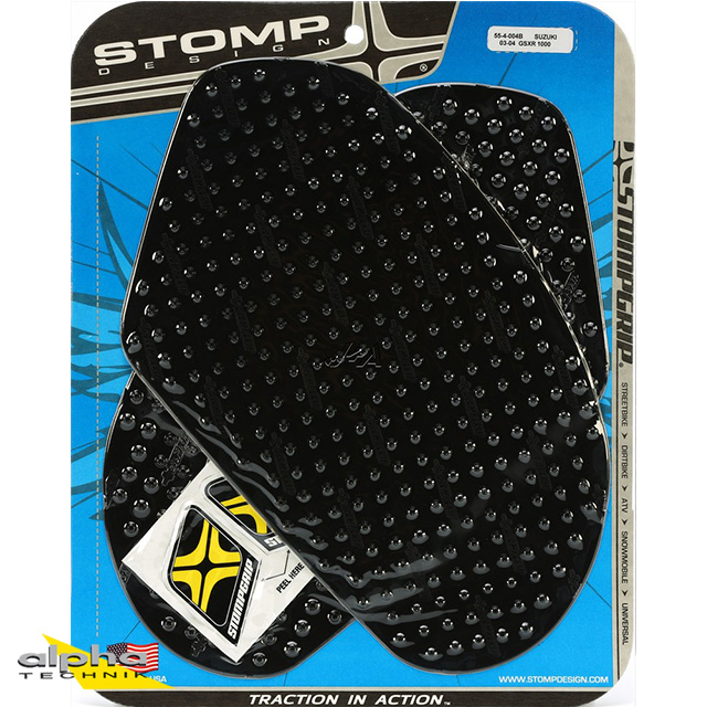 Stompgrip black, Volcano, for Suzuki GSX-R1000, 2003-2004