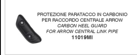 ARROW optional Carbon-heat protector for various ARROW silencers