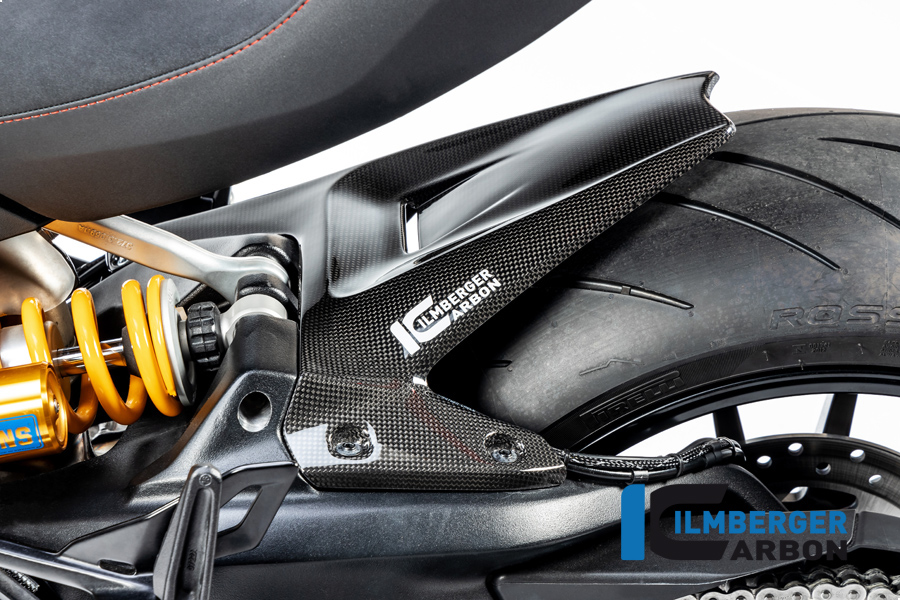 Ilmberger Carbon Mudguard rear, glossy, Ducati Diavel 1260, 2019-