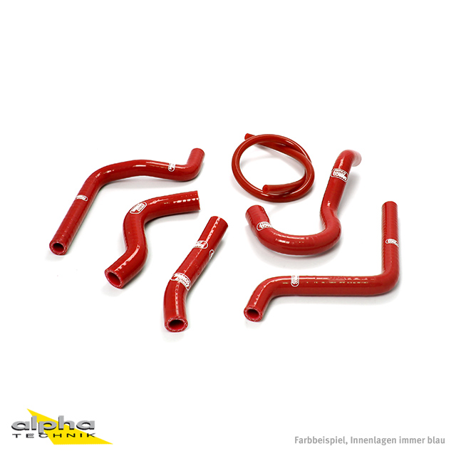 SAMCO SPORT Silicone Hose Kit red for Honda CR125R model year 2003-2004