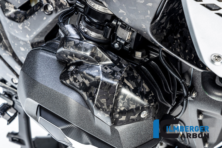 Ilmberger Carbon Injector Cover right side R/S, Black Diamond Carbon, matt, BMW R1300GS 2023-