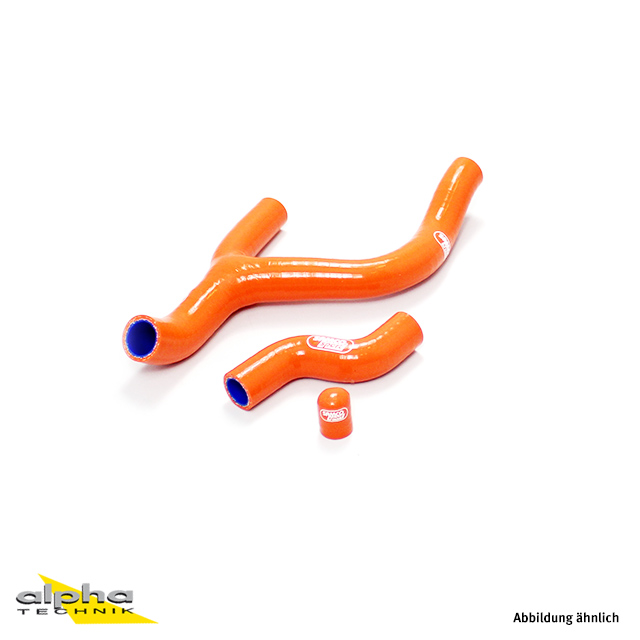 Samco Silicone Hose Kit orange KTM, Husaberg, Husqvarna