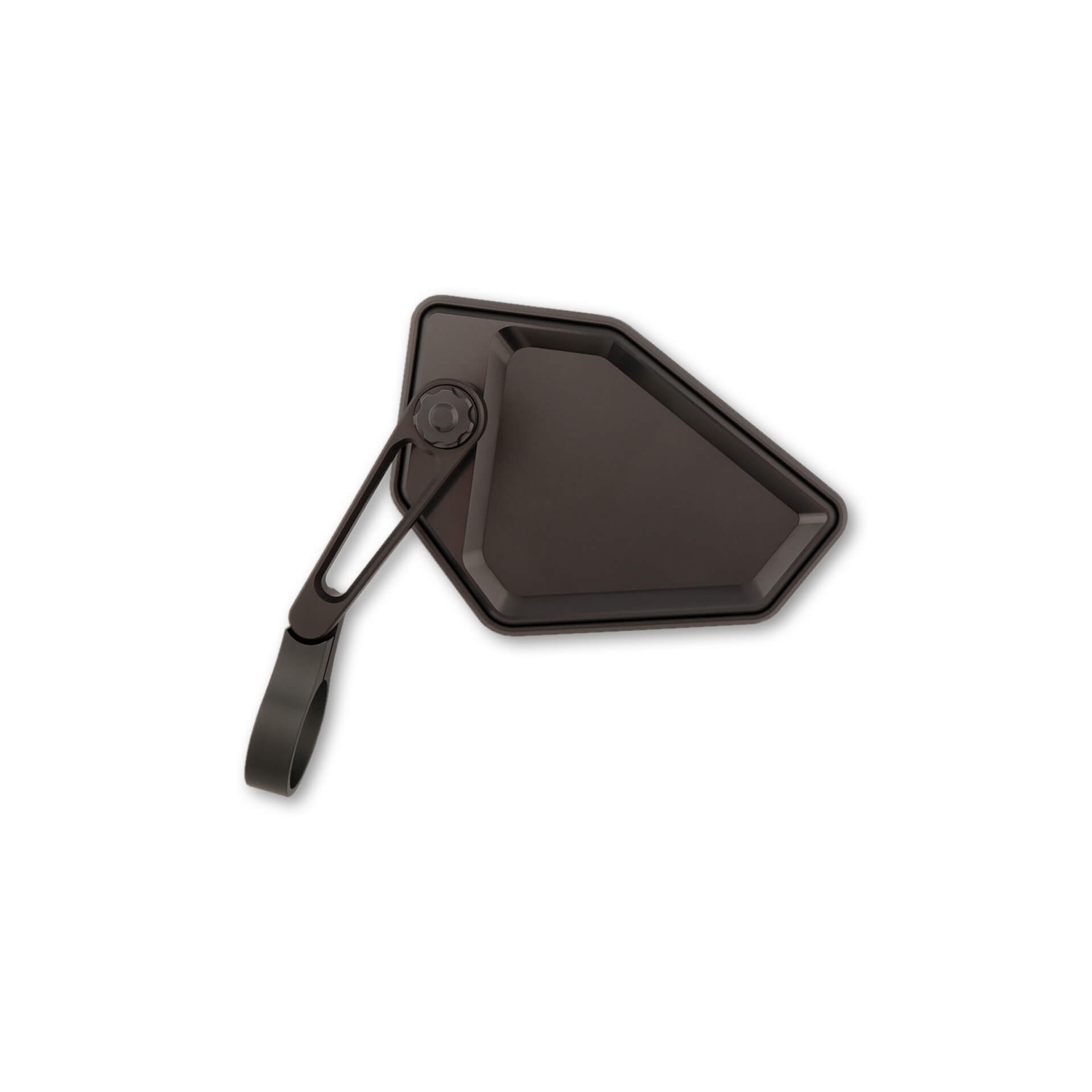 LSL NOVA-RACE mirror, short handlebarbar-end mirror, titanium, with streetpproval, ECE