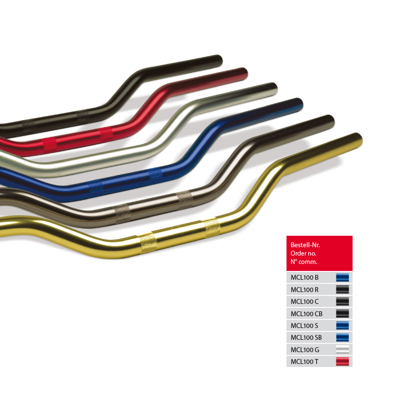 TRW Superbike Aluminium Handlebar MCL100G in gold