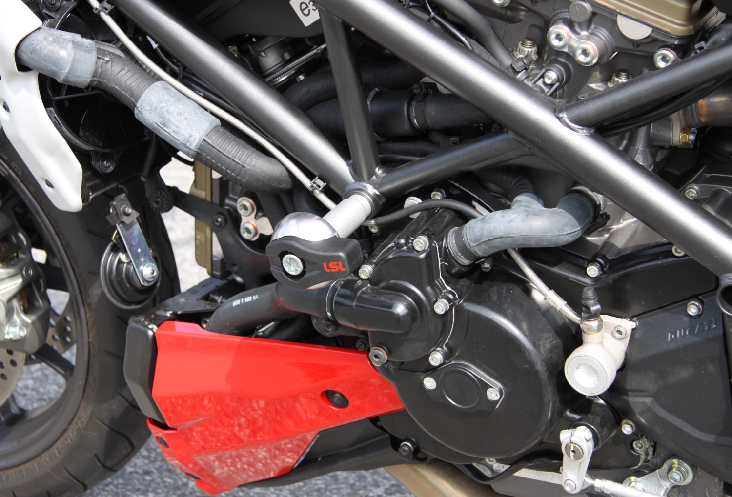 LSL Crash Pad Mounting Kit, for Ducati Streetfighter/Multistrada 1200