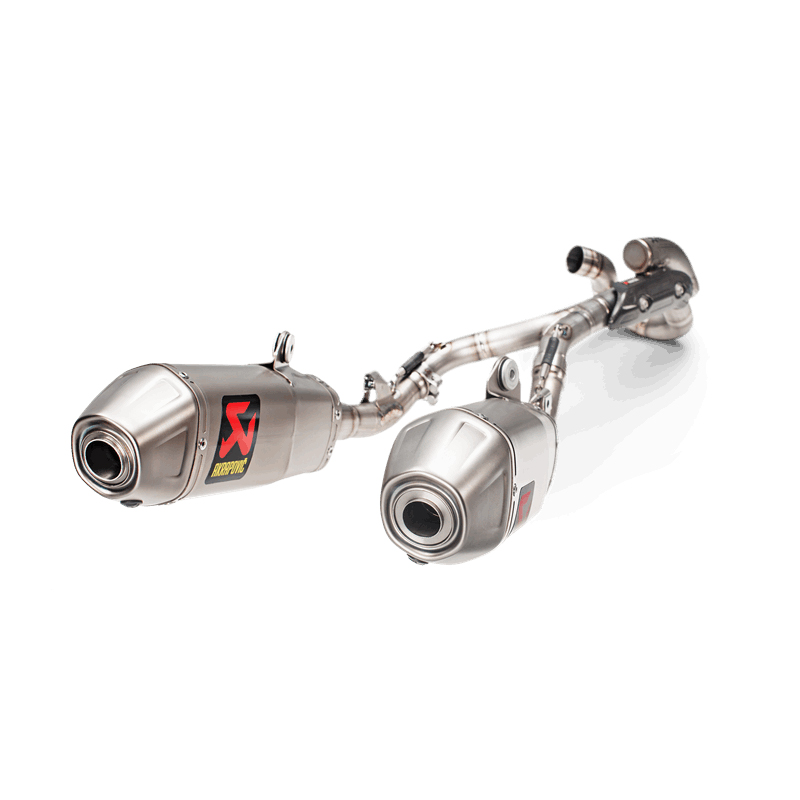 Akrapovic Racing Line (Titanium) exhaust system for Honda CRF450R/RX model year 2017-2020