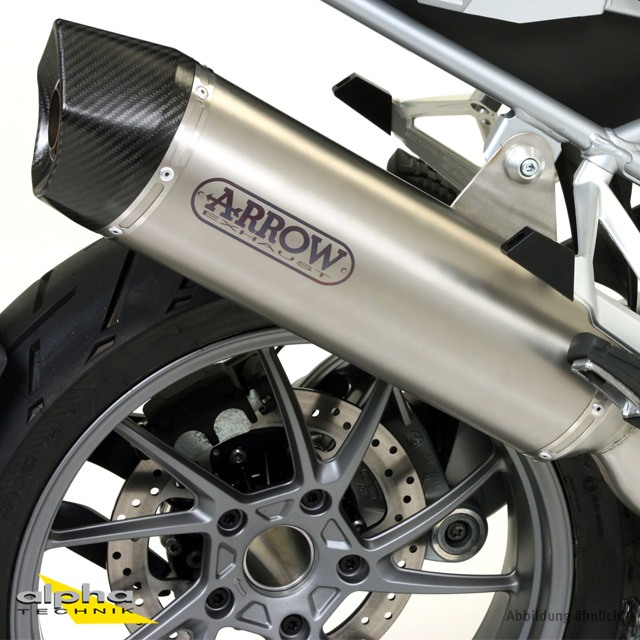 ARROW MAXI RACE TECH Exhaust for BMW R1200GS / R1250GS 2013- in Aluminium