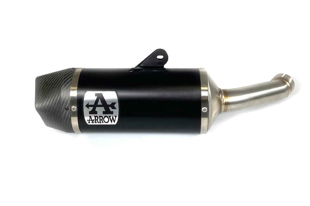 ARROW Exhaust DARK INDY RACE Aluminium for Husqvarna Svartpilen 125 Model Year 2021-