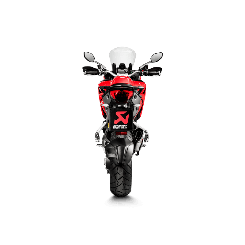 Akrapovic Slip-On Line (Titanium) for Ducati Multistrada 1200/1200S 2015-2017, Multistrada 1260/1260S 2018-2020