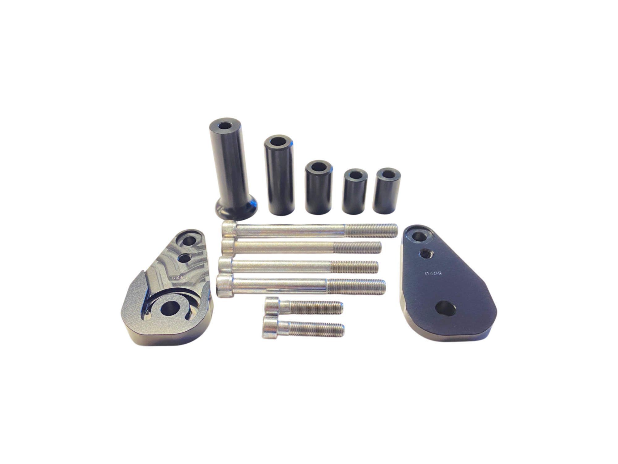 LSL Crash Pad Mounting Kit, for Ducati Monster 821/1200, 14-, black