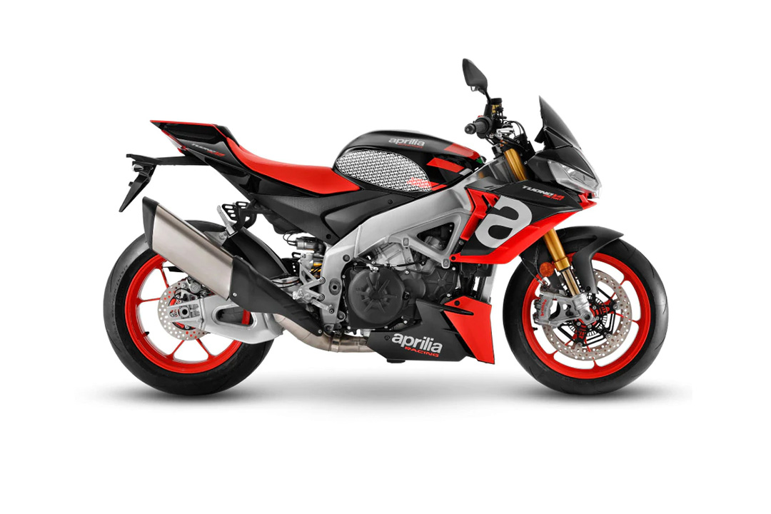 Stompgrip fuel tank Pad black, Icon, Streetbike fuel tank Kit, for Aprilia RSV4 (Factory), Tuono V4 1100 (Factory), 2021-2025