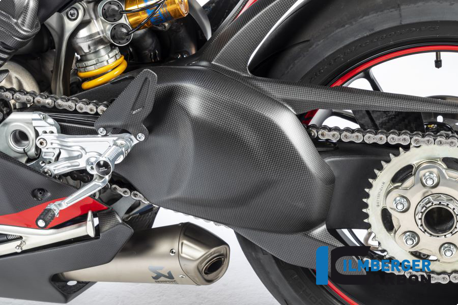 Ilmberger Carbon Matt Swingarm Covers for Ducati Panigale V4 / V4S from 2018